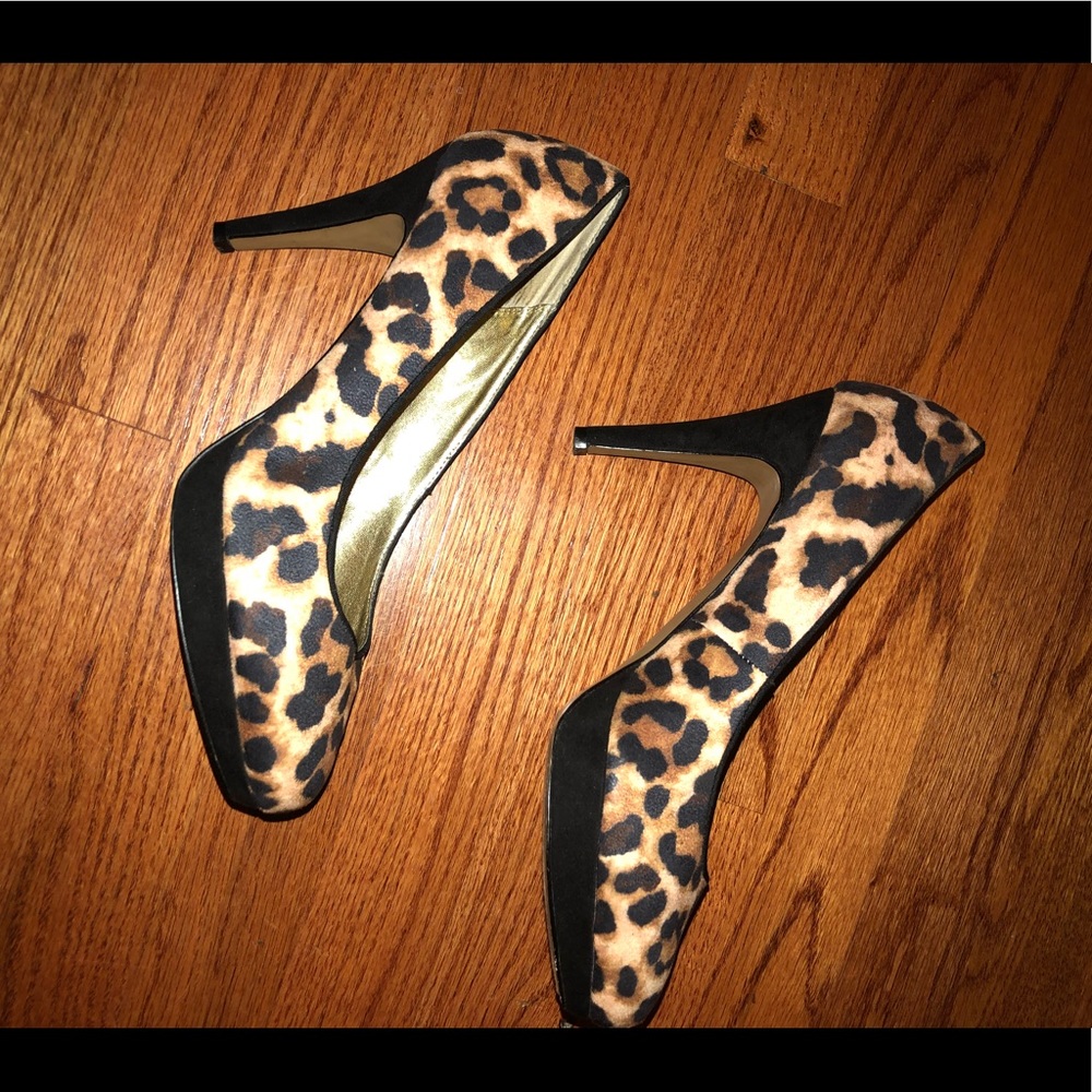 Cheetah print heels